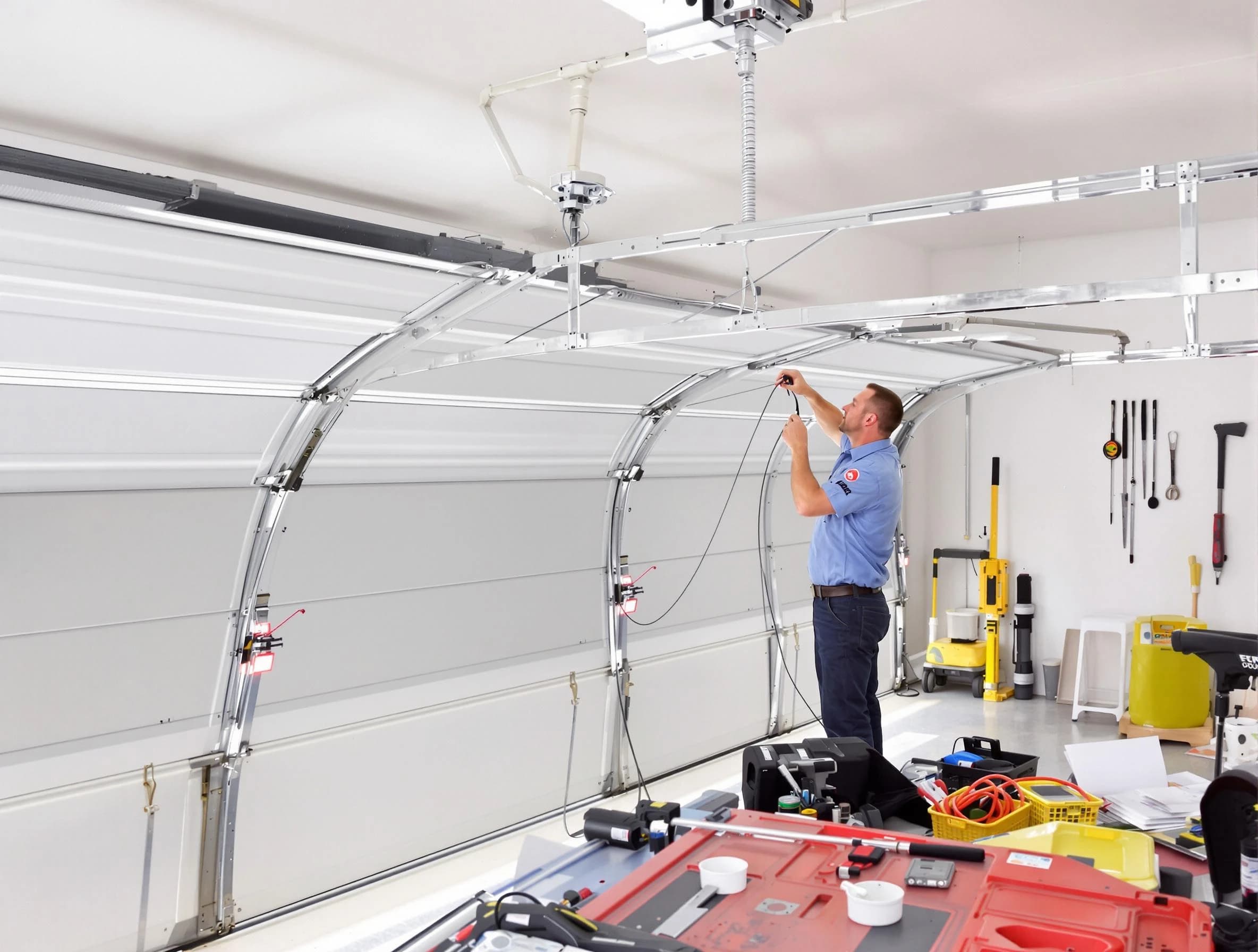 Garage door cable repair service by Holladay Garage Door Repair in Holladay