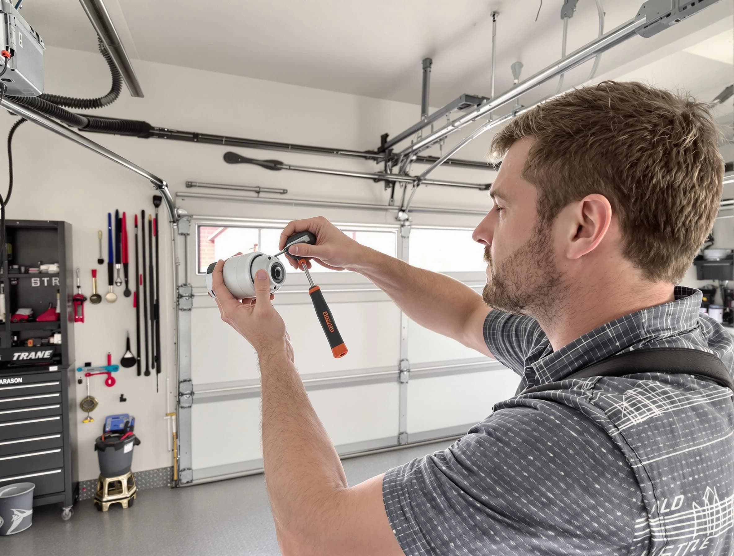 Garage door opener repair service by Holladay Garage Door Repair in Holladay