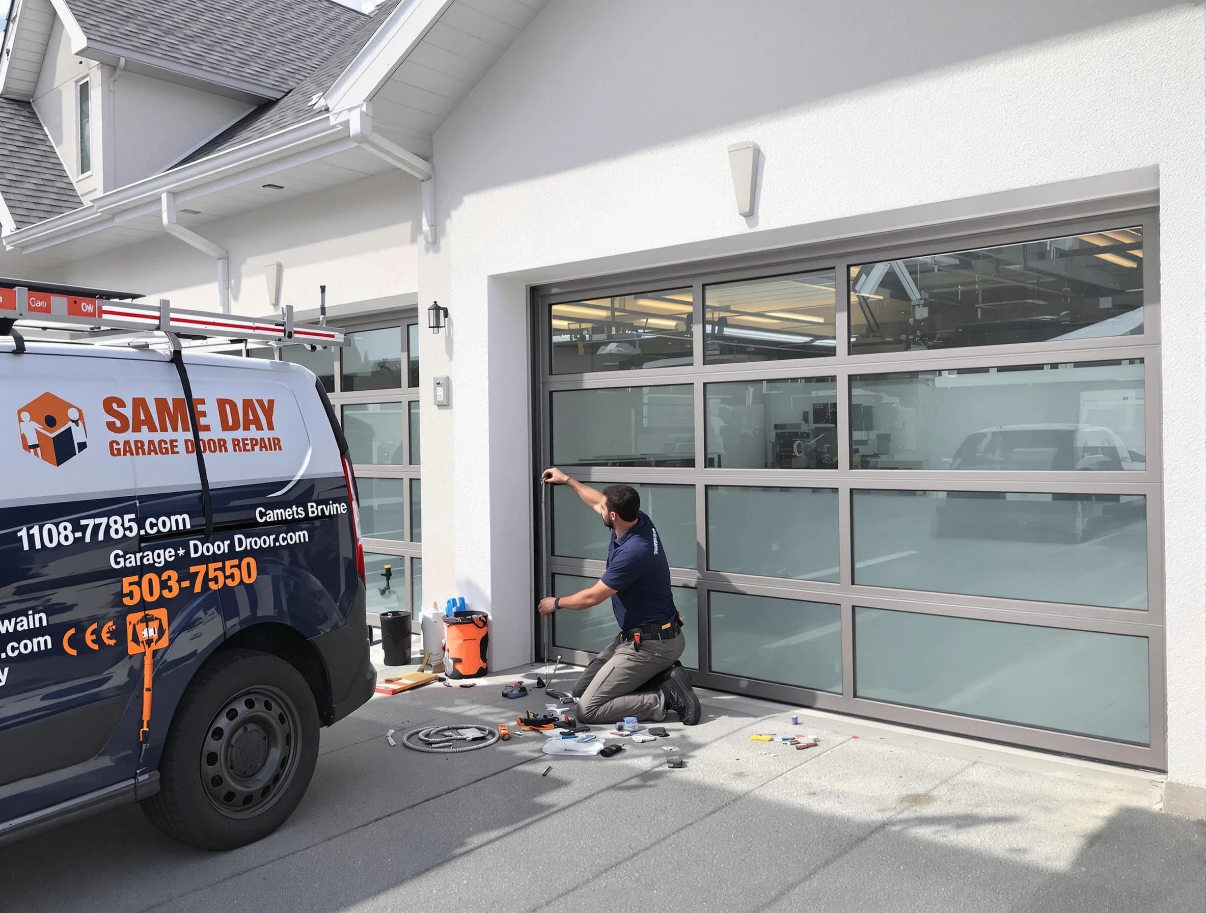 Same-day garage door repair service by Holladay Garage Door Repair in Holladay
