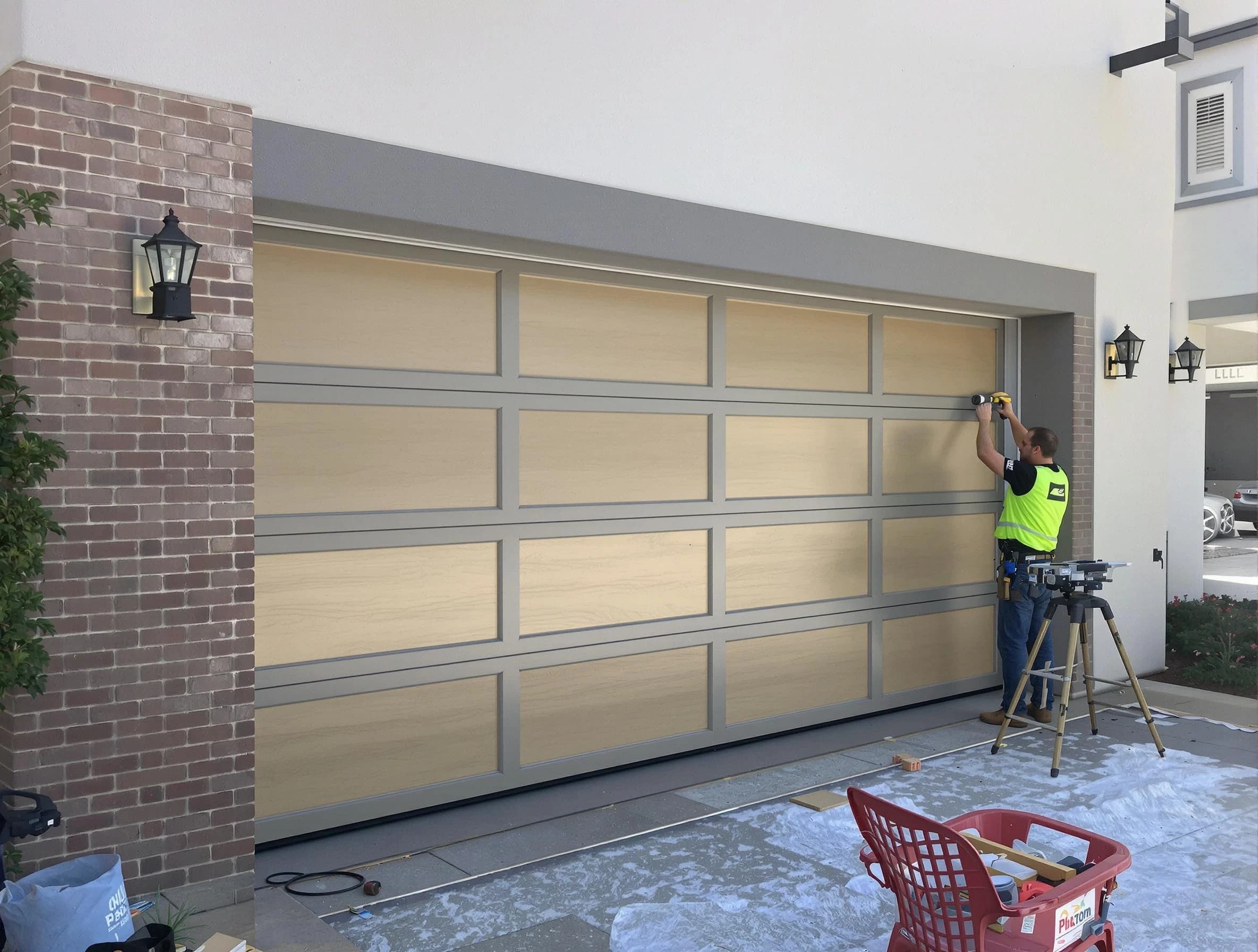 Garage door replacement service by Holladay Garage Door Repair in Holladay