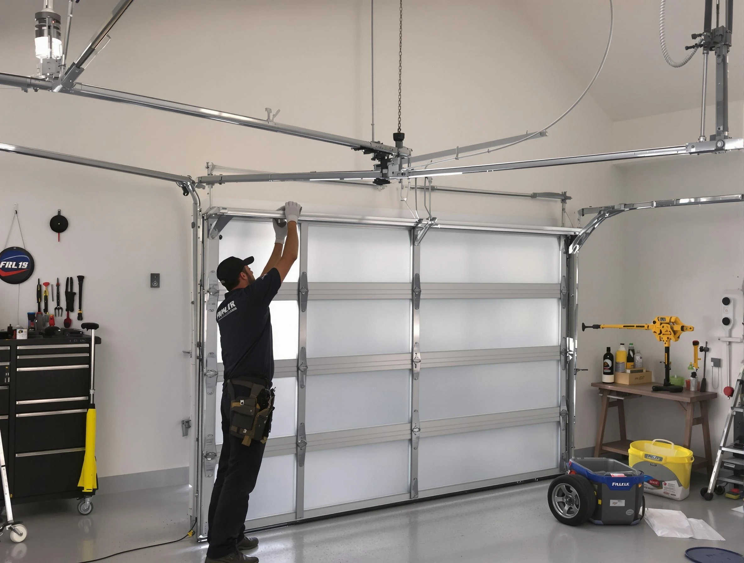 Holladay Garage Door Repair certified team performing precision garage door installation in Holladay