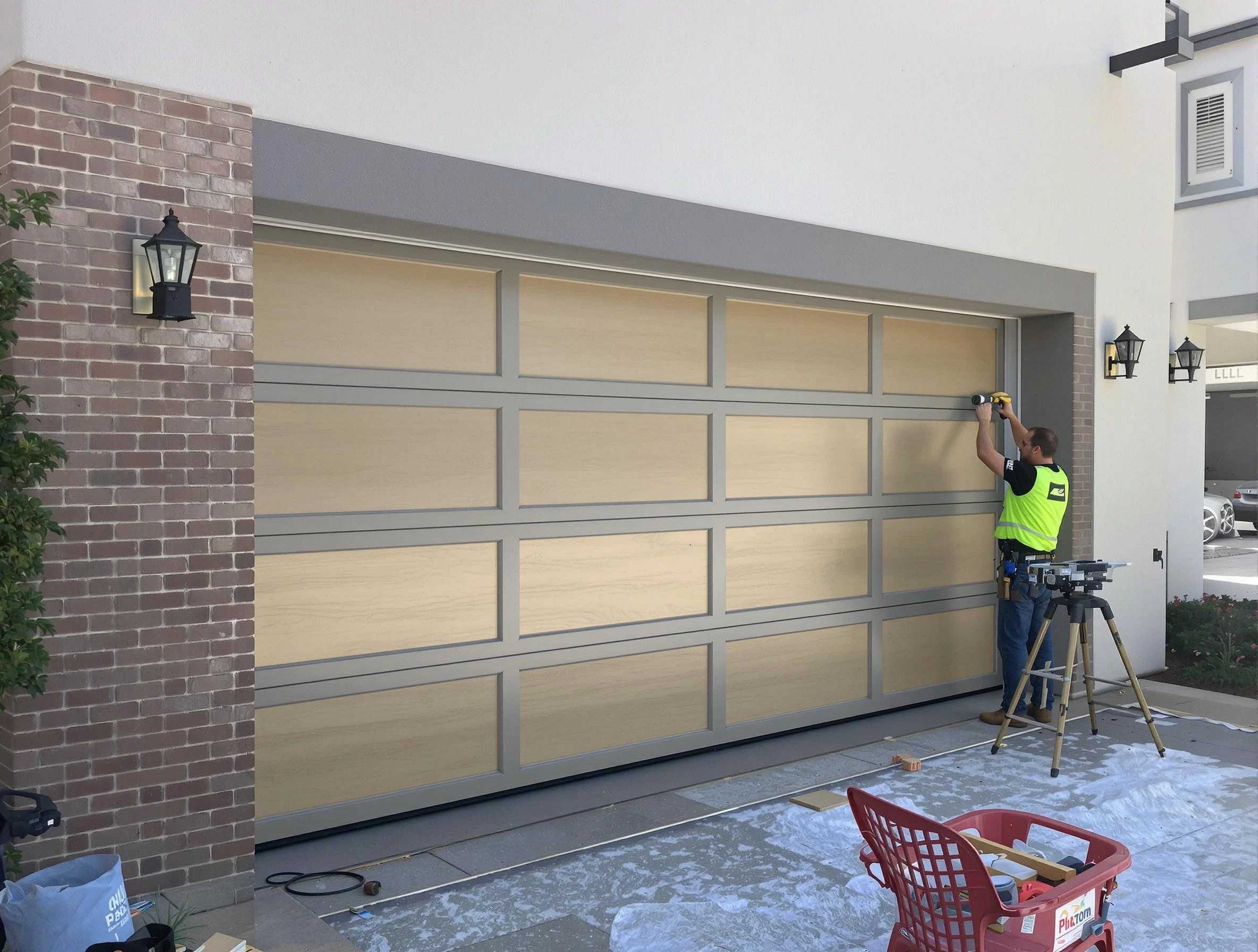Garage door replacement service by Holladay Garage Door Repair in Holladay