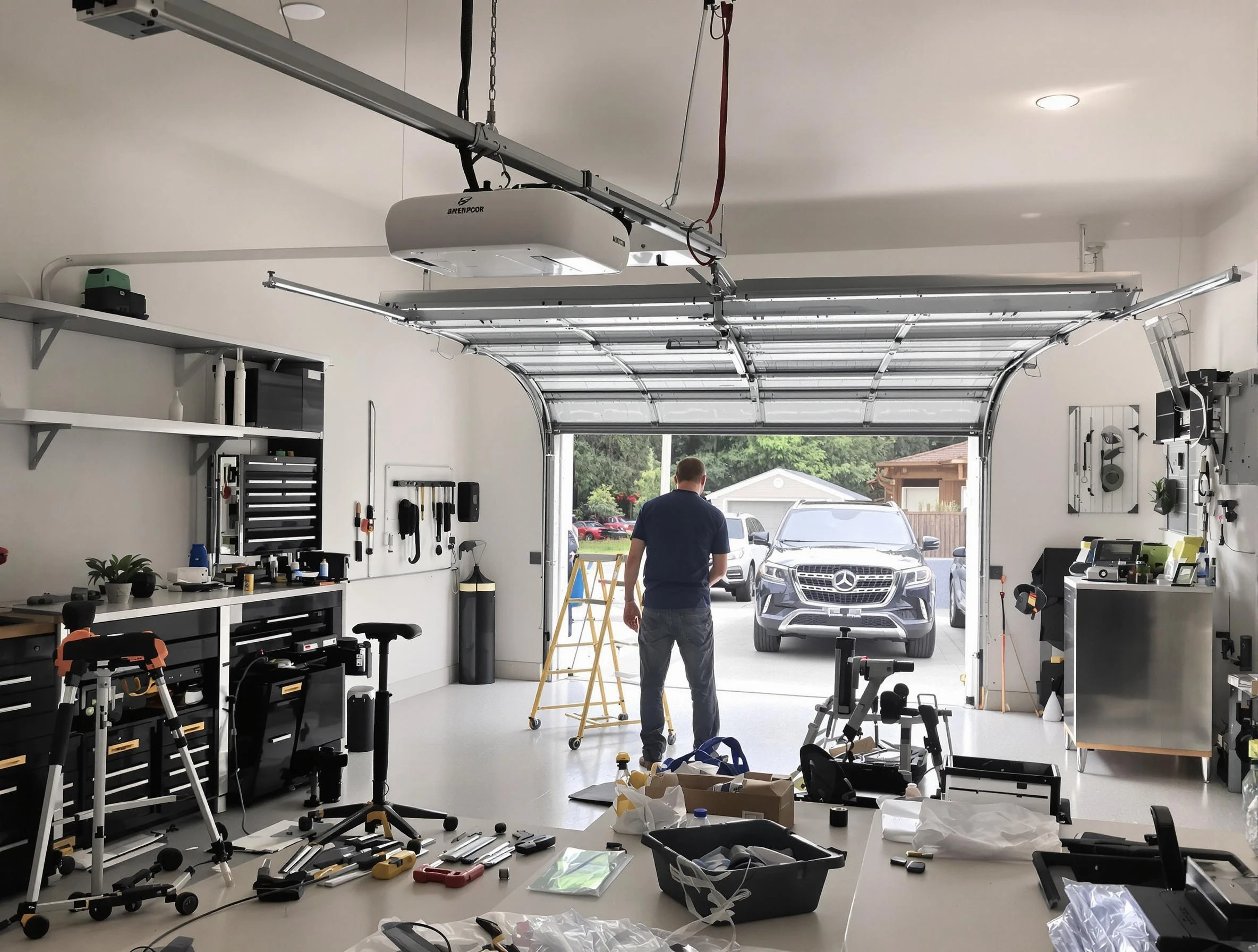 Garage door opener installation by Holladay Garage Door Repair in Holladay