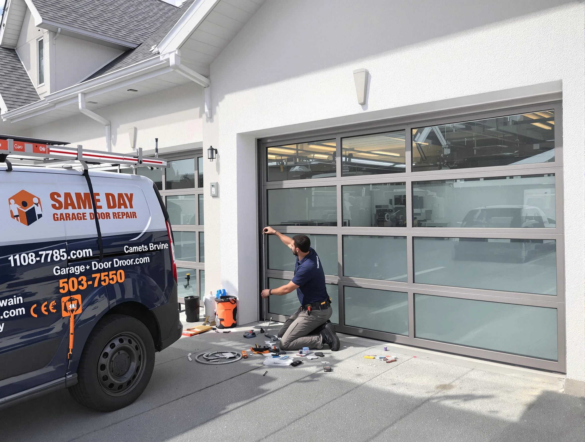 Same-day garage door repair service by Holladay Garage Door Repair in Holladay